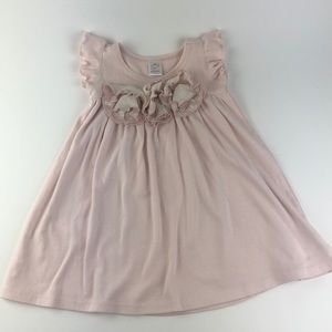 Girls 6-12 month pink floral Spring Dress